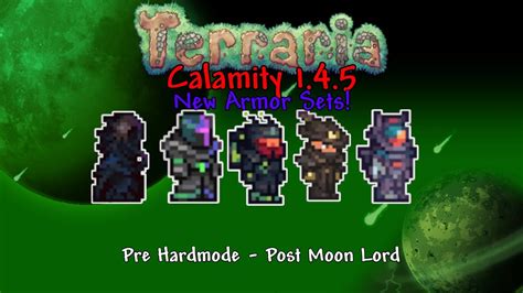 40 Bloodstone Cores as well as 9 Ruinous Souls are required to craft a set utilizing one headpiece. . Calamity mod armor